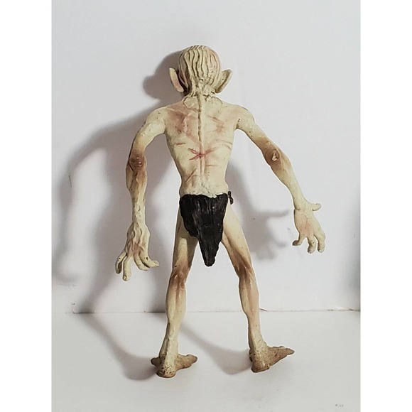 The Lord Of The Rings NLP Gollum Smeagol with rock and Sauron Figures 2003 - Picture 10 of 12